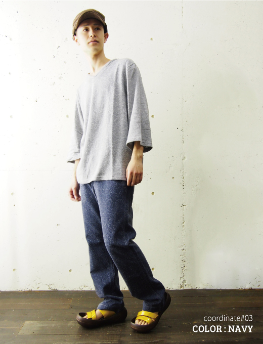 アプレッセ　USAFトラウザース　紺2 アプレッセ USAFトラウザース 紺2 USAF Hemmed Bottoms SHOP LINE チノ