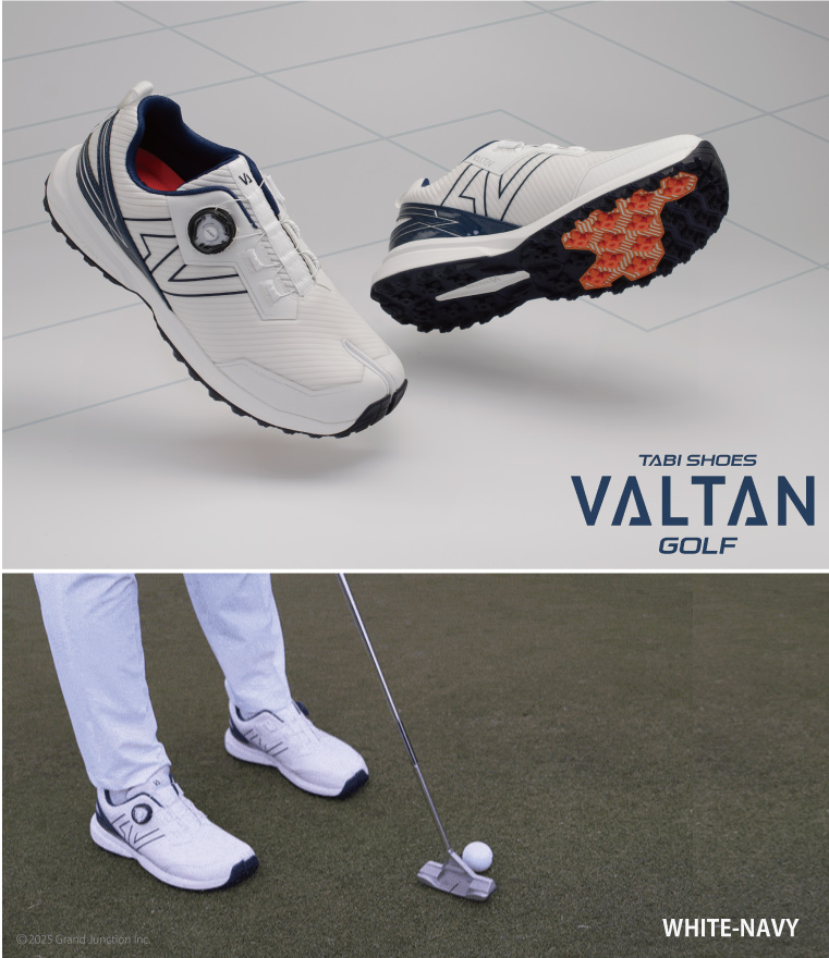 バルタン　VALTAN　足袋ゴルフシューズ 足袋 型 ゴルフシューズ メンズ スパイクレス ダイヤル式 足袋シューズ