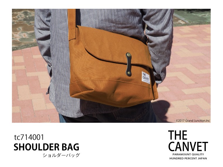 ショルダーバッグ キャンベット キャンバス メンズ レディース 日本製
