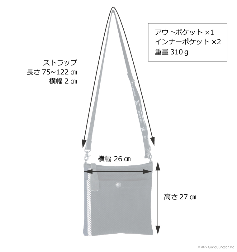 バッグ メンズ ショルダーバッグ 大きめ サコッシュバッグ