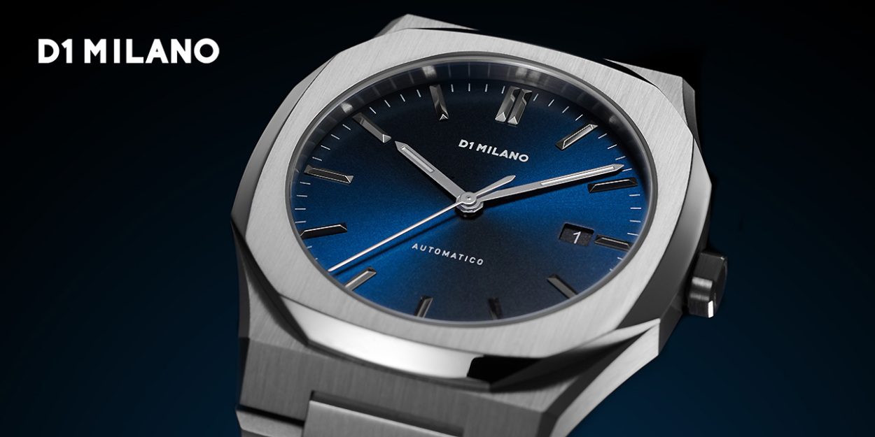 D1 MILANO ディーワンミラノ オートマティコ ブルー ATBJ11 メンズ腕時計 自動巻き SSブレスレット イタリア時計 機械式腕時計  【正規品】