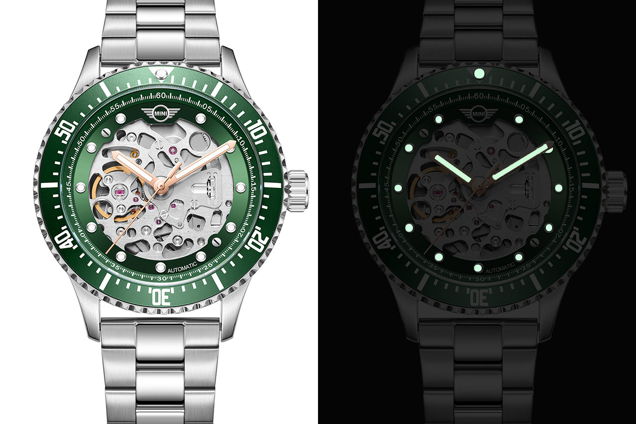 MINI（ミニ） MINI AUTOMATIC WATCH MA-3 162303 ブルー/シルバー 42mm
