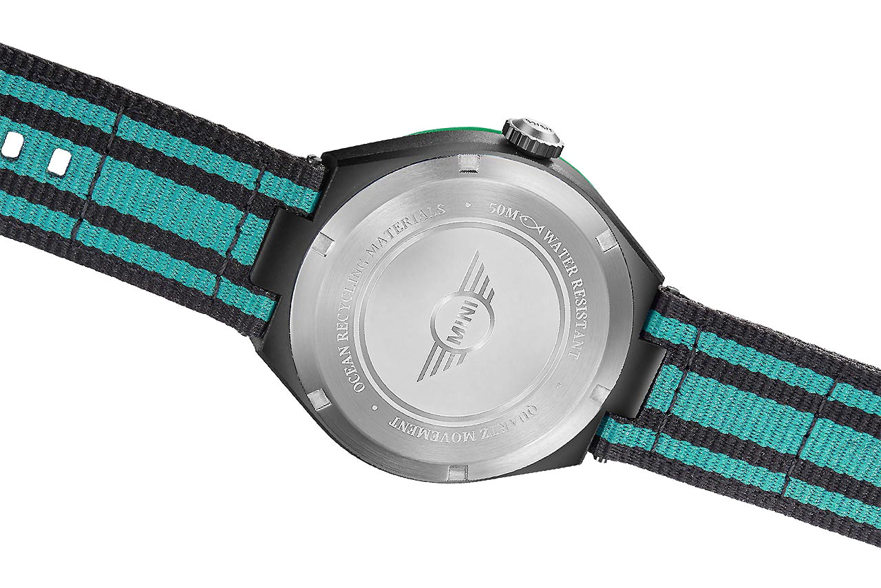 MINI クーパーオリジナルクオーツ時計 MINI UPCYCLE WATCH ミニ アップサイクルウォッチ ホワイト