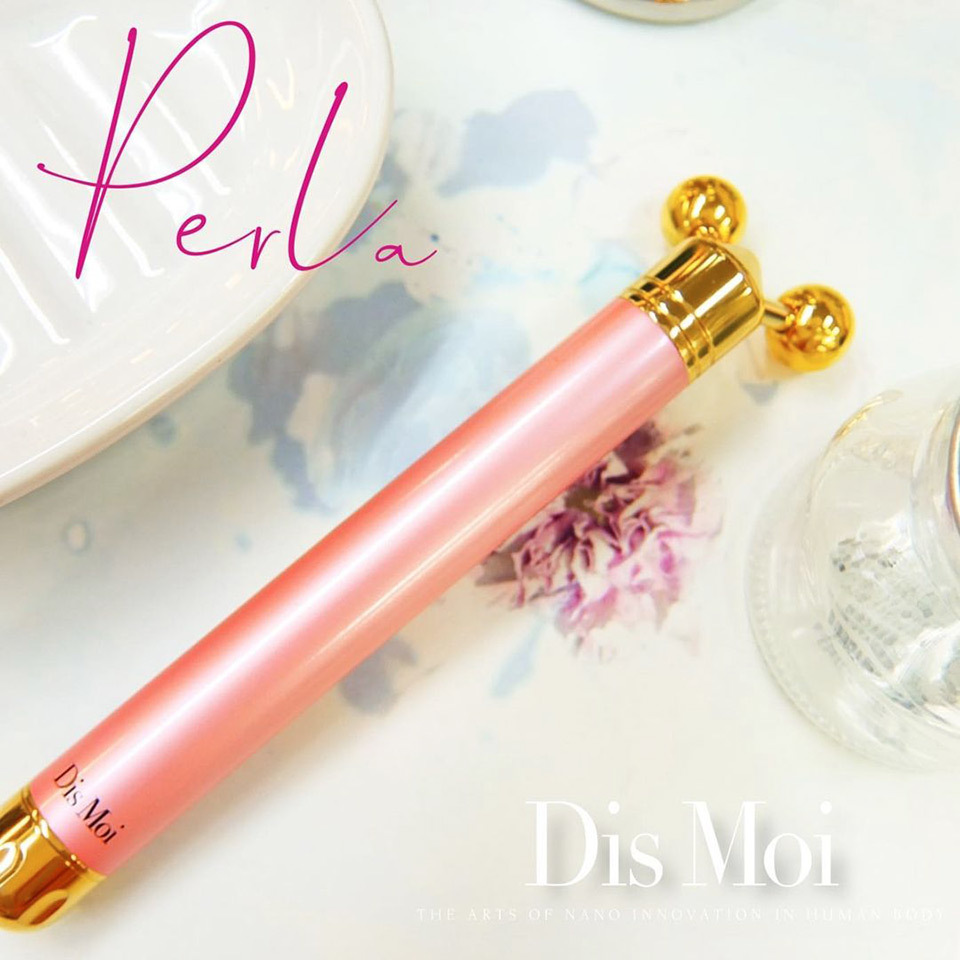 ペルラ EMS美顔器 DisMoi Perla 周波数加工 ハーツ加工 24K純金コート