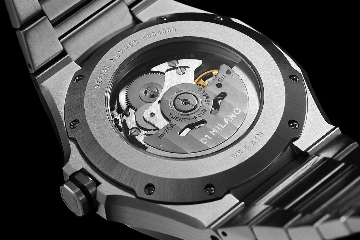 D1 MILANO（ディーワン ミラノ） メンズ腕時計 スケルトン ローズ