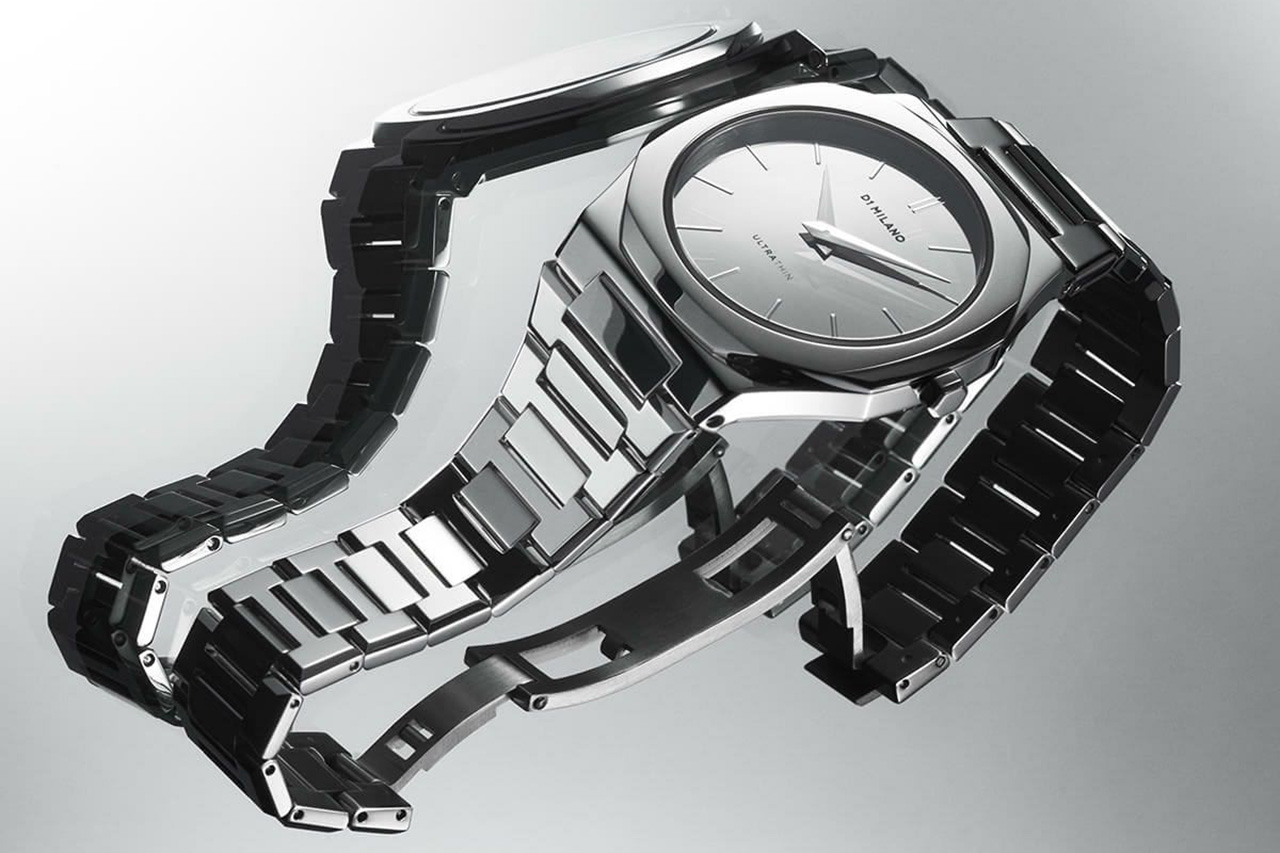 D1 MILANO ディーワンミラノ ULTRATHIN 腕時計 シルバー D1 MILANO（ディーワン ミラノ） 腕時計 「D1 MILANO/ディーワン