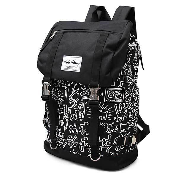 Keith Haring キースへリング バックパック イラスト アート ハート リュックサック リュック バッグ メタルバックル フラップトップ 鞄 春 夏 秋 冬 Dys 0 A M S 通販 Yahoo ショッピング