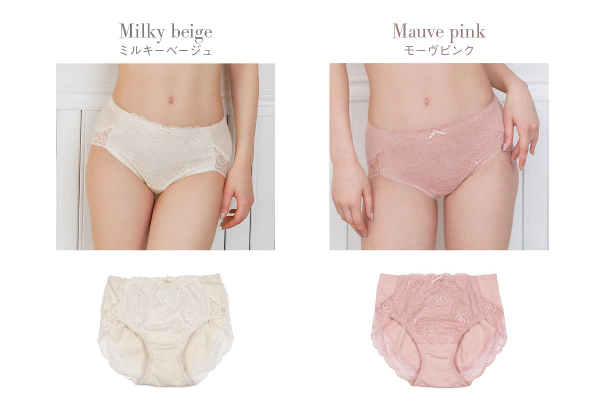 ショーツ スタンダード  レディース 女性 下着 レース 綿 ショーツ単品 楽 イージーアップ レース glamore グラモア