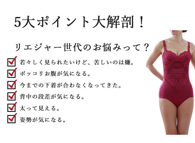 ウエストニッパー 補正下着 ウエスト くびれ お腹 引き締め 贅肉 猫背 産後 補正下着 ボデメイク リエジャー riesure