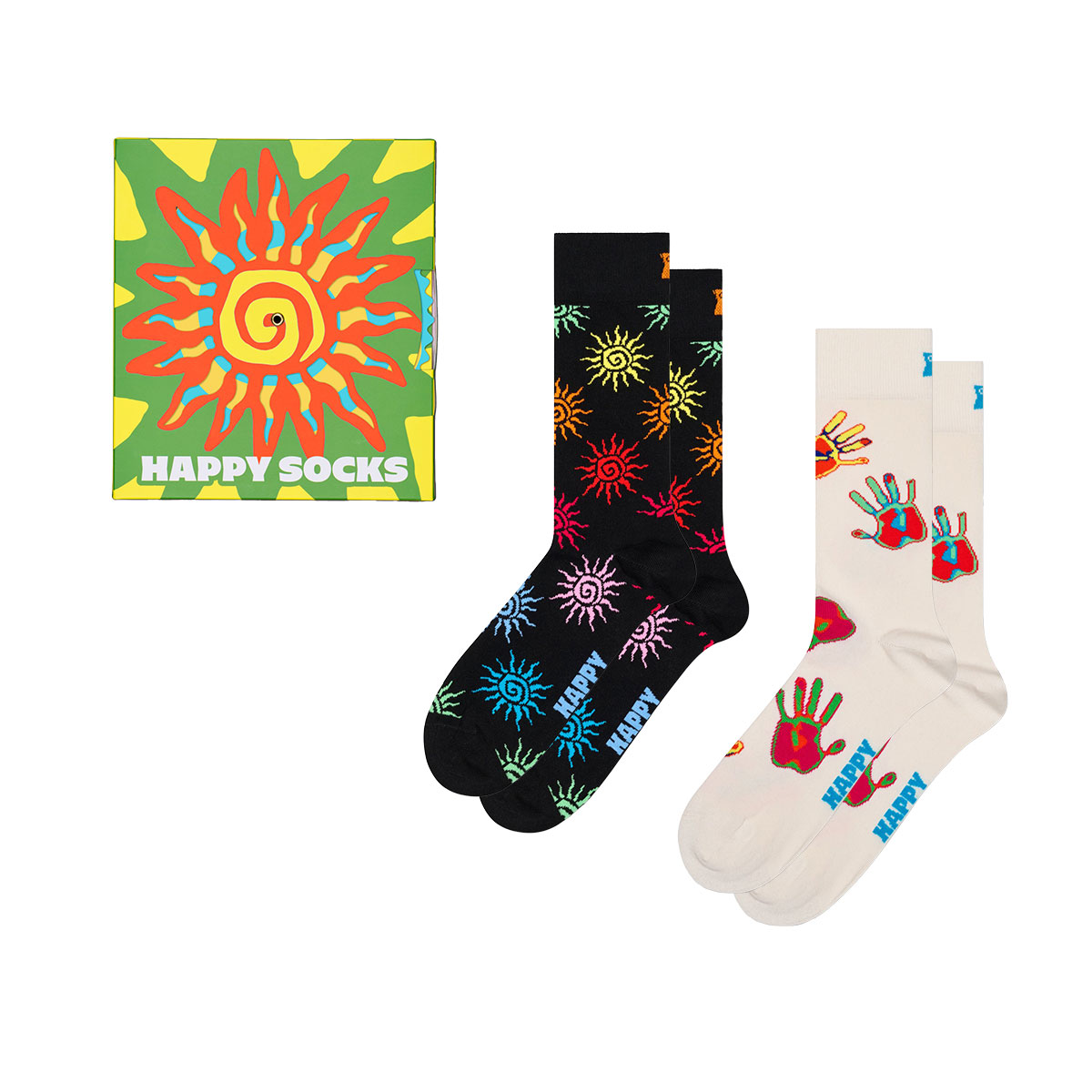 Happy Socks（ハッピーソックス） ソックス 2足セット 箱入り Summer