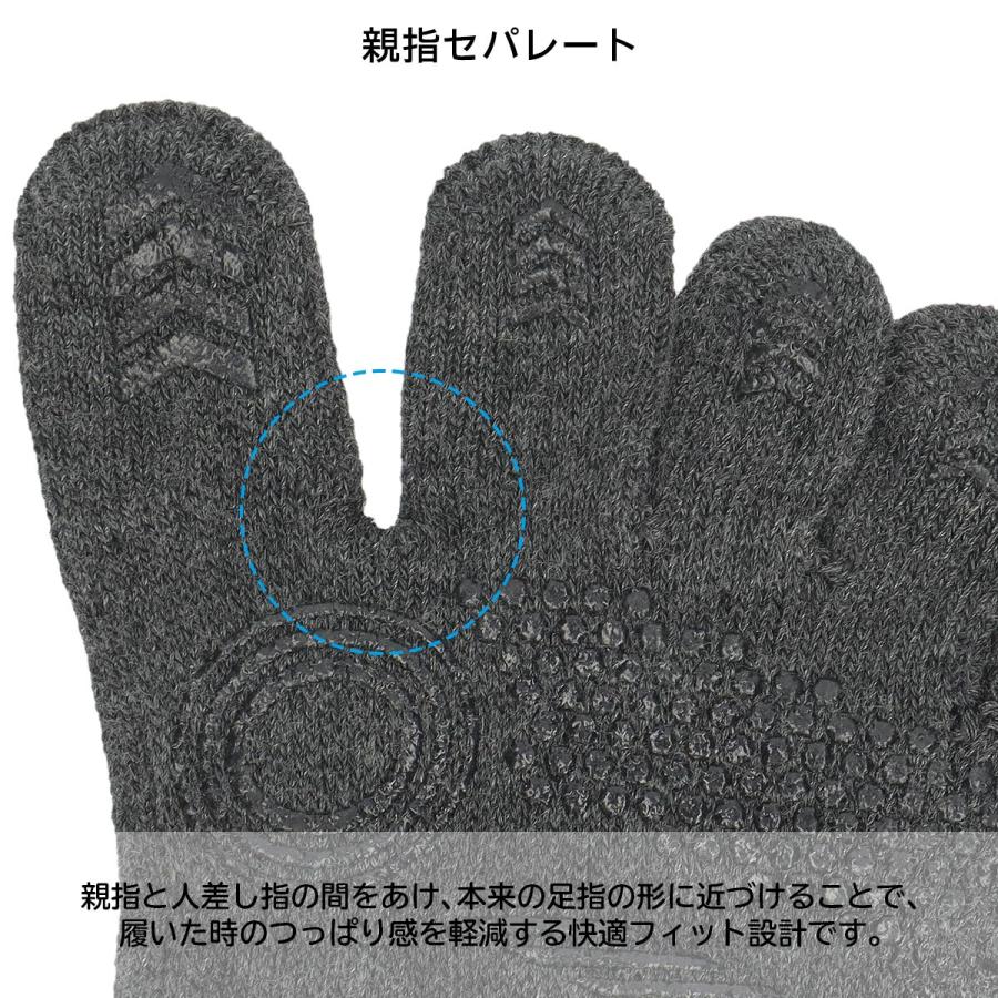 NAIGAI PERFORMANCE ナイガイ パフォーマンス メンズ ソックス 日本製 5本指 吸水速乾 ショート丈 靴下 紳士 02332302｜glanage｜12
