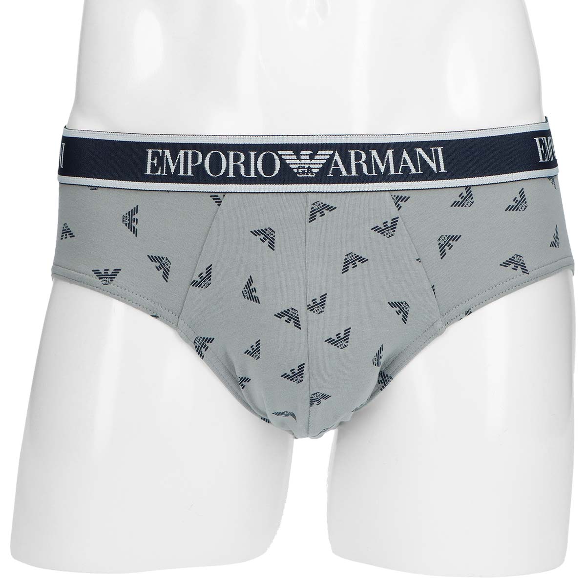 [3枚組]EMPORIO ARMANI エンポリオ アルマーニ CORE LOGOBAND BRIEF コアロゴバンド ブリーフ パンツ 前