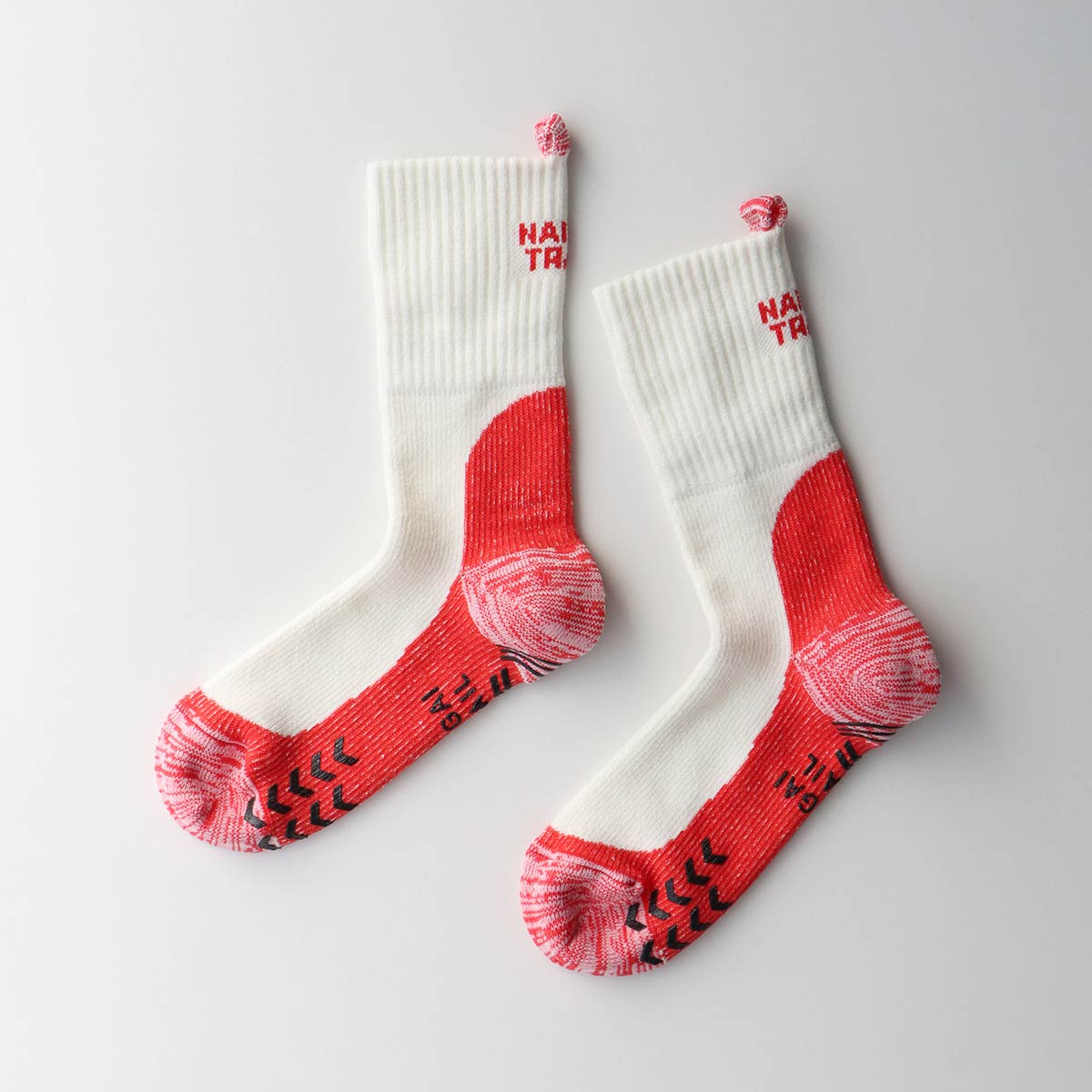 NAIGAI（ナイガイ） 登山 ソックス メリノウール混 2重リブ 足底滑り