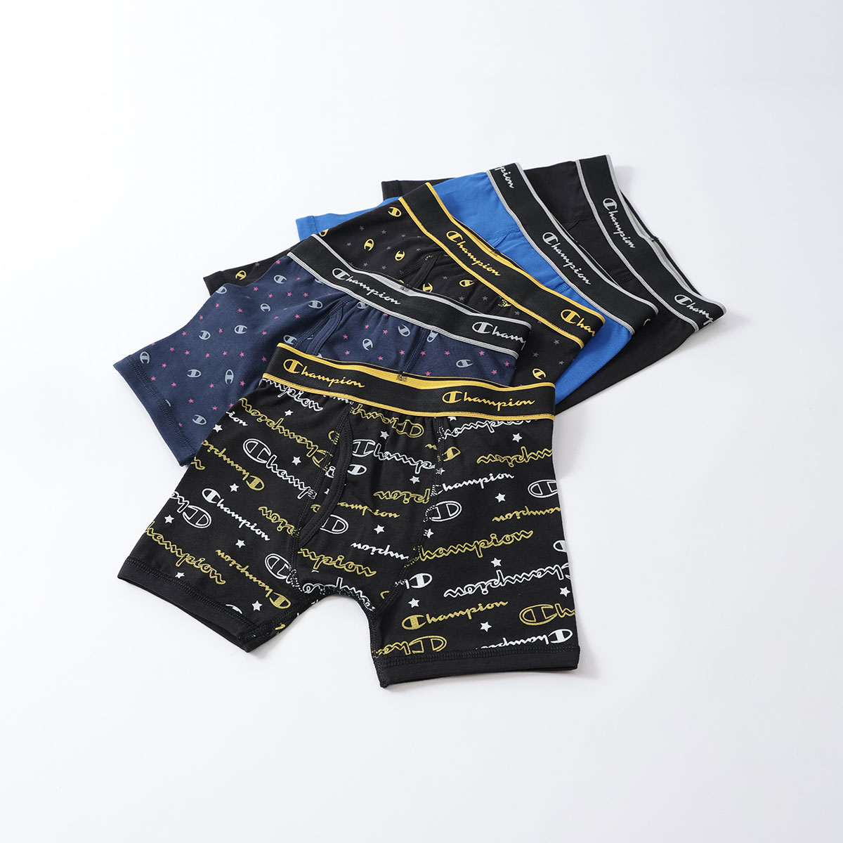 Champion（チャンピオン） 5枚セット キッズ ボクサーパンツ 抗菌防臭
