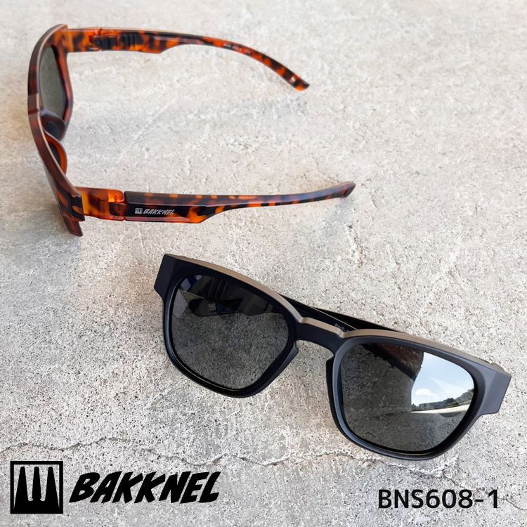 バクネル 偏光サングラス BAKKNEL BNS608 48 ウェリントン 水に浮く フローティング メンズ レディース 軽量 疲れにくい マリンスポーツ |  | 01