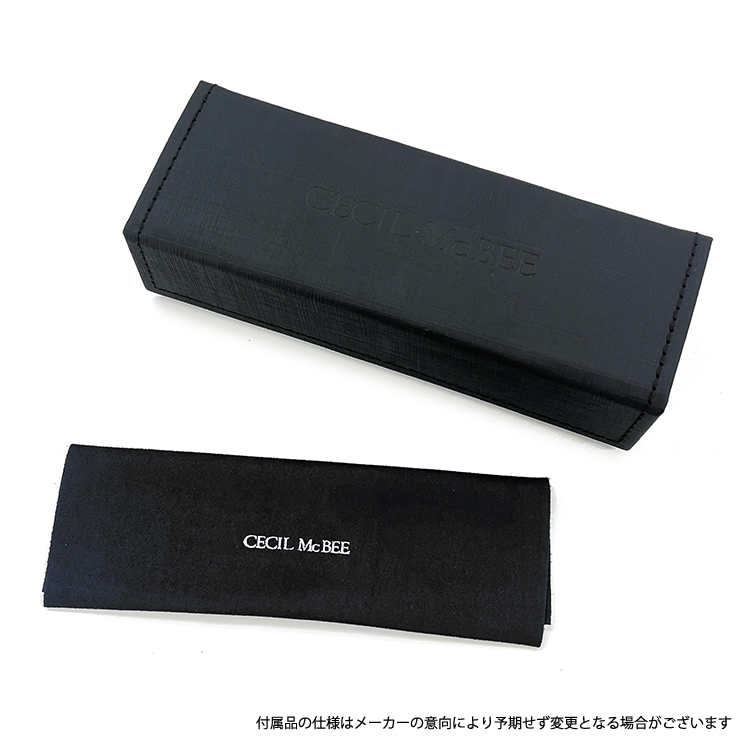 CECIL McBEE メガネ サイドキラキララメ CECIL McBEE メガネ サイドキラキララメ