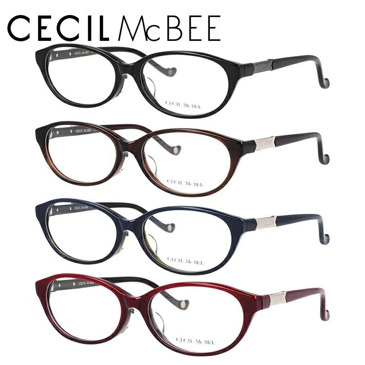 セシルマクビー メガネ フレーム 伊達 度付き 度入り 眼鏡 アジアンフィット CECIL McBEE CMF 7051 全4カラー 53 プレゼント ギフト ラッピング無料｜glass-expert