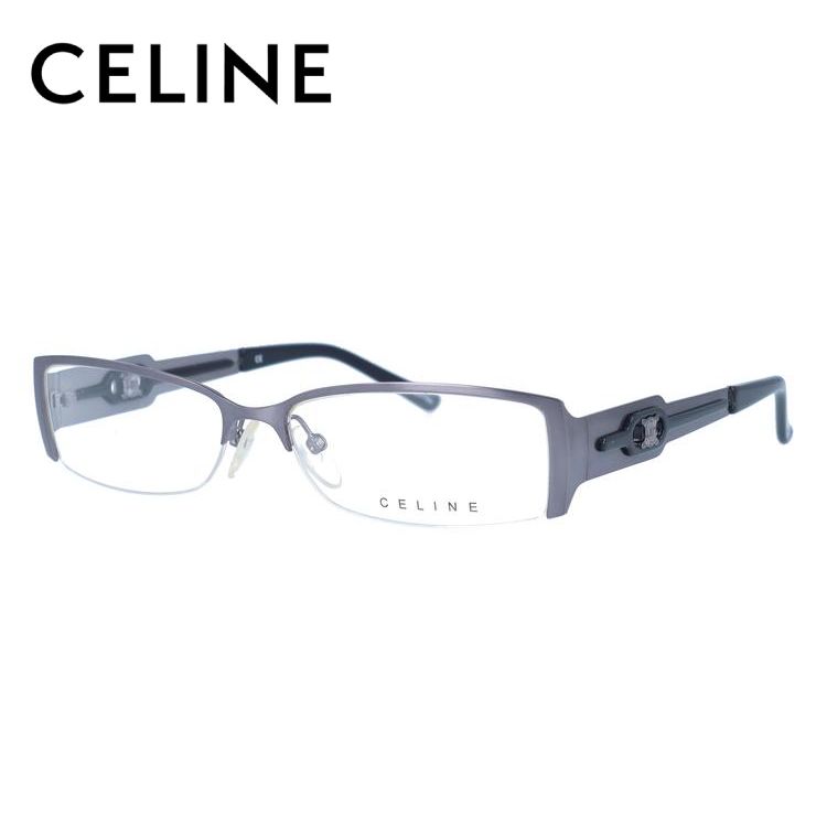 セリーヌ フレーム 伊達 度付き 度入り メガネ 眼鏡 CELINE VC1410M 54サイズ 0K33 レディース ハーフリム/スクエア プレゼント ギフト ラッピング無料｜glass-expert｜02