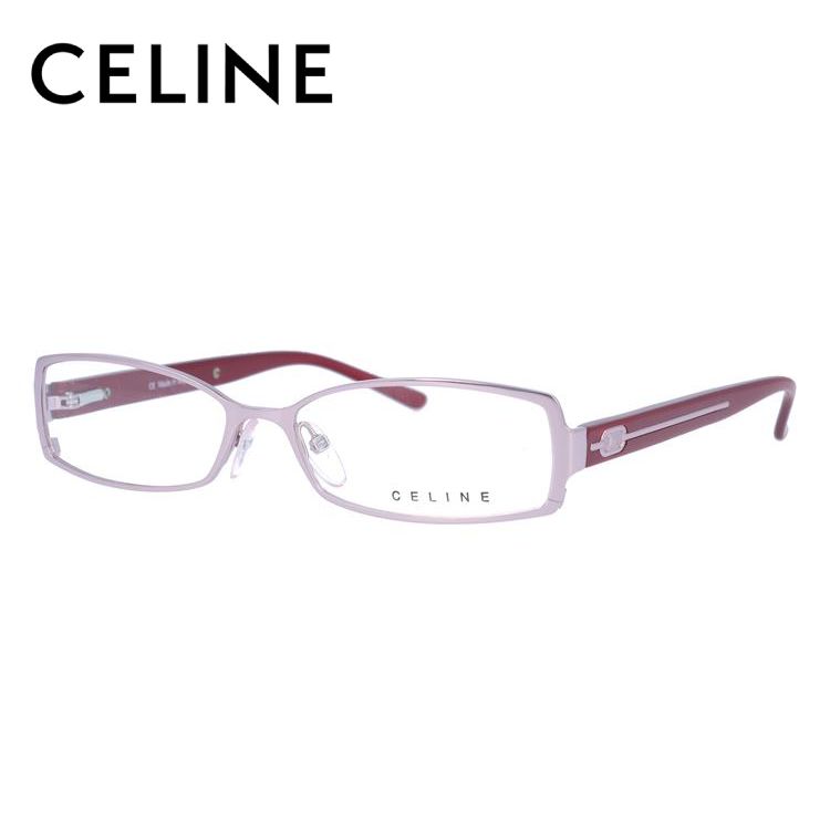 セリーヌ フレーム 伊達 度付き 度入り メガネ 眼鏡 CELINE VC1414M 55サイズ SBNX レディース スクエア プレゼント ギフト ラッピング無料｜glass-expert｜02