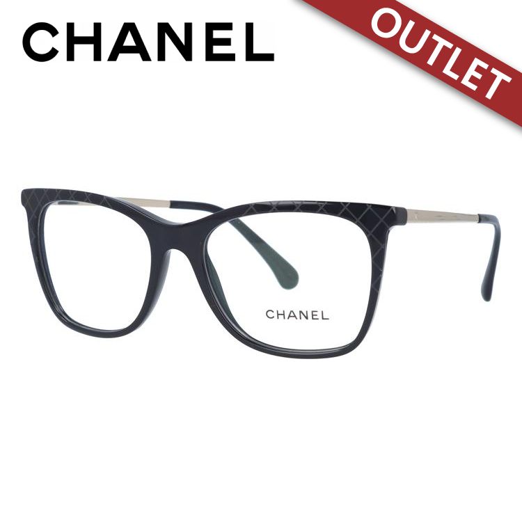 【訳あり】シャネル メガネフレーム レギュラーフィット CHANEL CH3379 C501 52