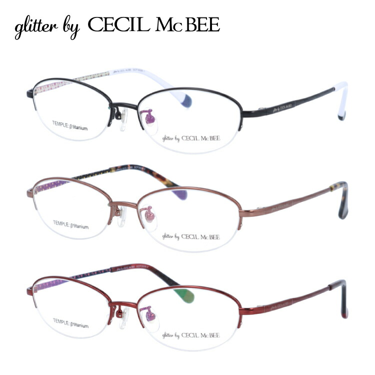 CECIL McBEE（セシルマクビー） グリッターバイセシルマクビー メガネ