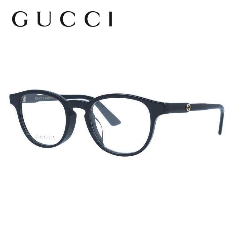 グッチ GUCCI メガネ 眼鏡 フレーム 度付き 度入り 伊達 アジアンフィット GG0556OJ 001 47 インターロッキングG イタリア製 プレゼント ギフト ラッピング無料