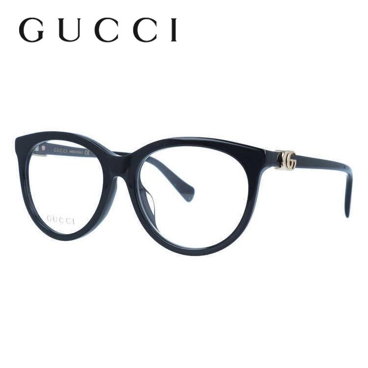 グッチ GUCCI メガネ 眼鏡 フレーム 度付き 度入り 伊達 アジアンフィット GG1074OA 001 54 キャッツアイ ダブルG イタリア製 プレゼント ギフト ラッピング無料