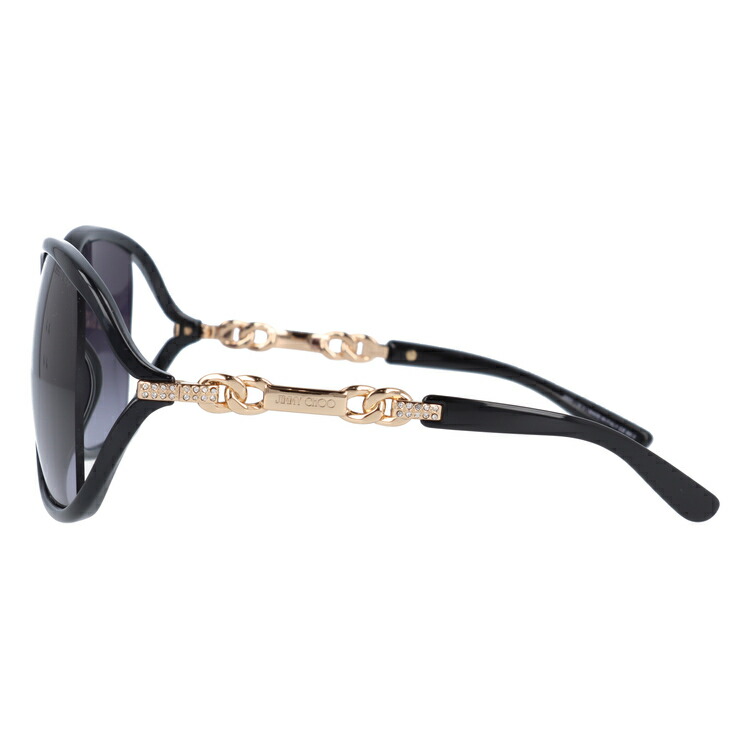 訳あり ジミーチュウ JIMMY CHOO サングラス LOOP FS BMB/HD 61 ブラック/ローズゴールド アジアンフィット UVカット プレゼント ギフトの画像