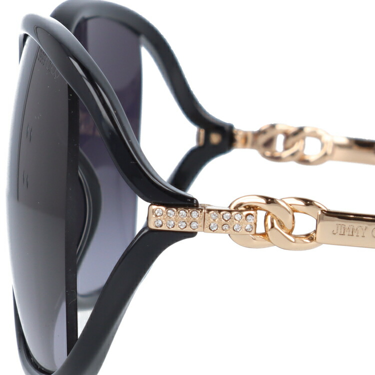 訳あり ジミーチュウ JIMMY CHOO サングラス LOOP FS BMB/HD 61 ブラック/ローズゴールド アジアンフィット UVカット プレゼント ギフトの画像