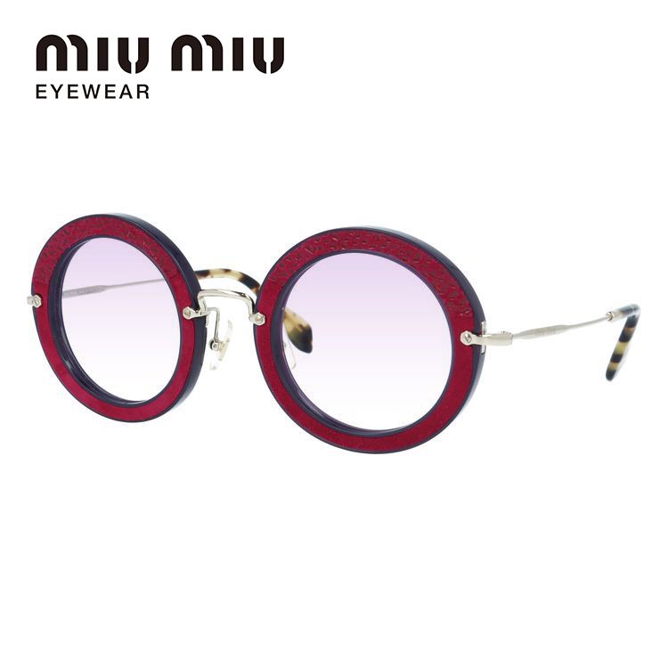 miumiu グラデーションサングラス オーバーサイズ　レディース　レッド 楽天市場】MIUMIU ミュウミュウ サングラス OMU 52YS レディース