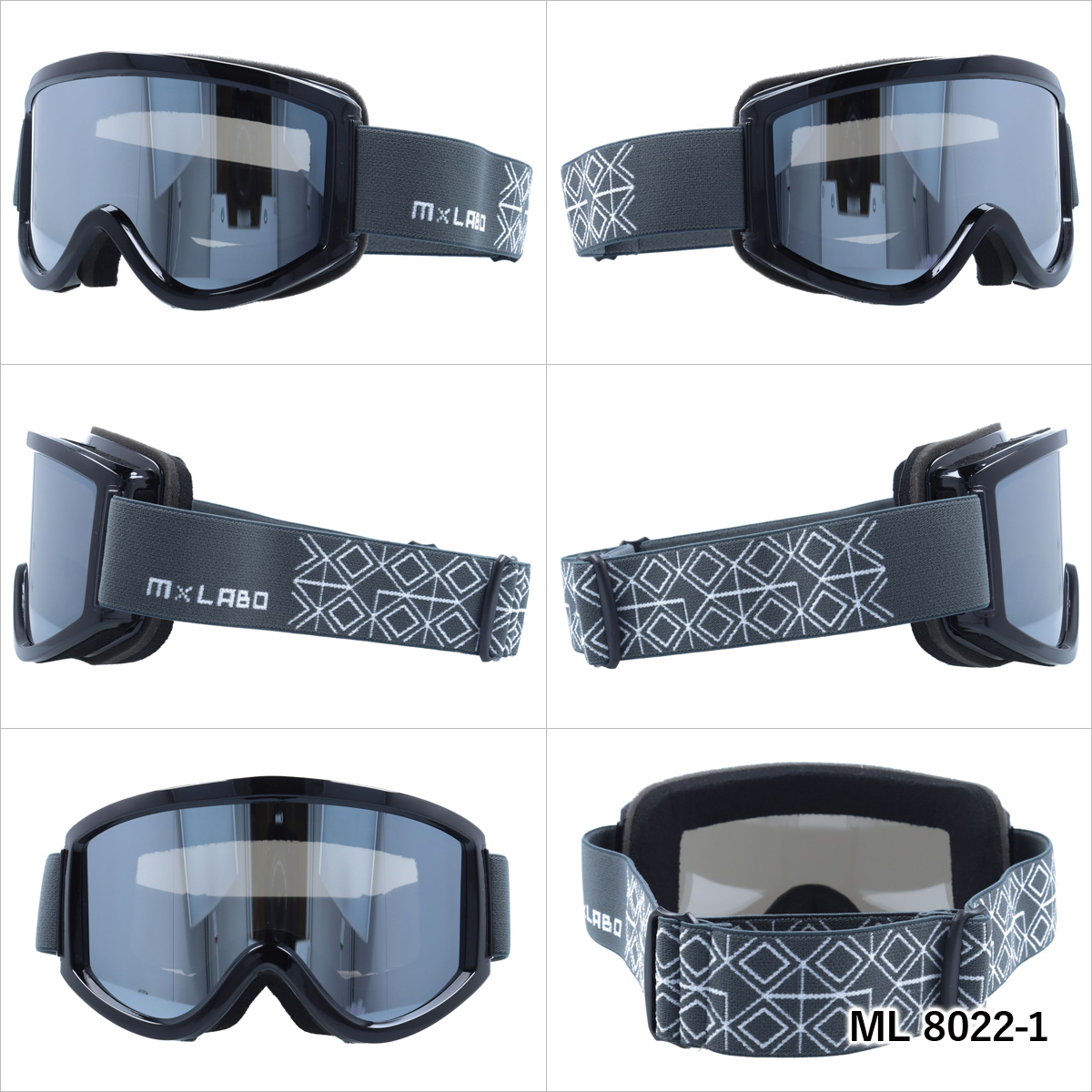 エムラボ スキーゴーグル スノーボード スノボ スノーゴーグル ミラー