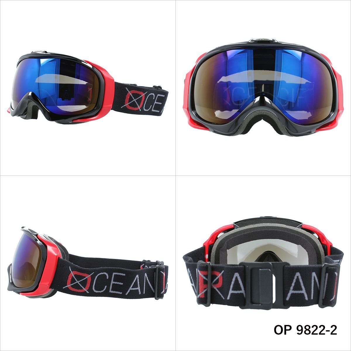 オーシャンパシフィック スキー ゴーグル スノーゴーグル スノーボード スノボ ミラー 球面ダブルレンズ メンズ レディース  OCEAN PACIFIC OP 9822 UVカット｜glass-expert｜03