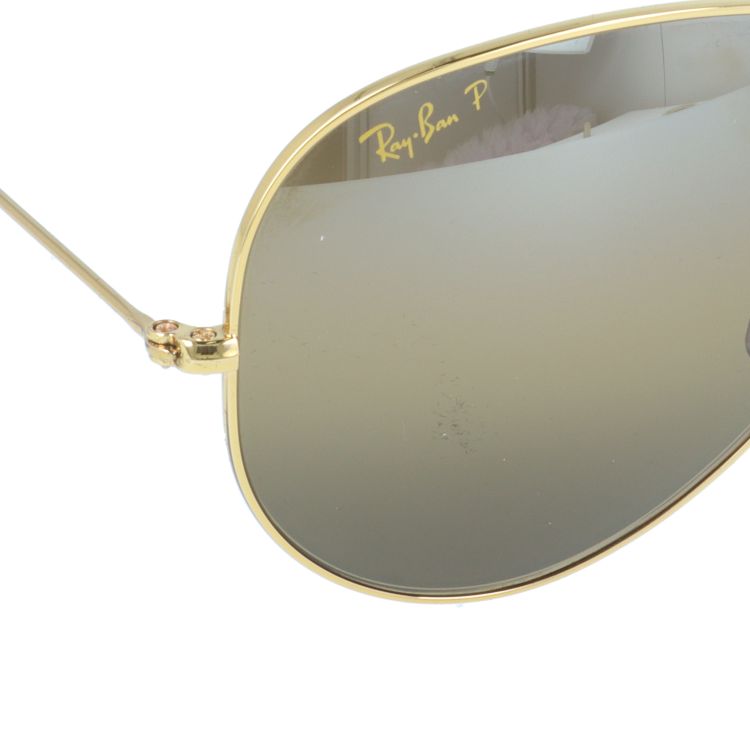 Ray-Ban（レイバン） 偏光サングラス アビエーターラージメタル ミラー