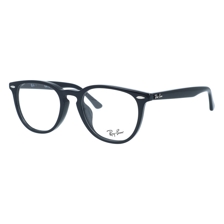 訳あり 店頭展示品 レイバン メガネフレーム 伊達 アジアンフィット Ray-Ban RX7159F 2000 52 ボストン ユニセックス メンズ レディース 黒縁 国内正規品