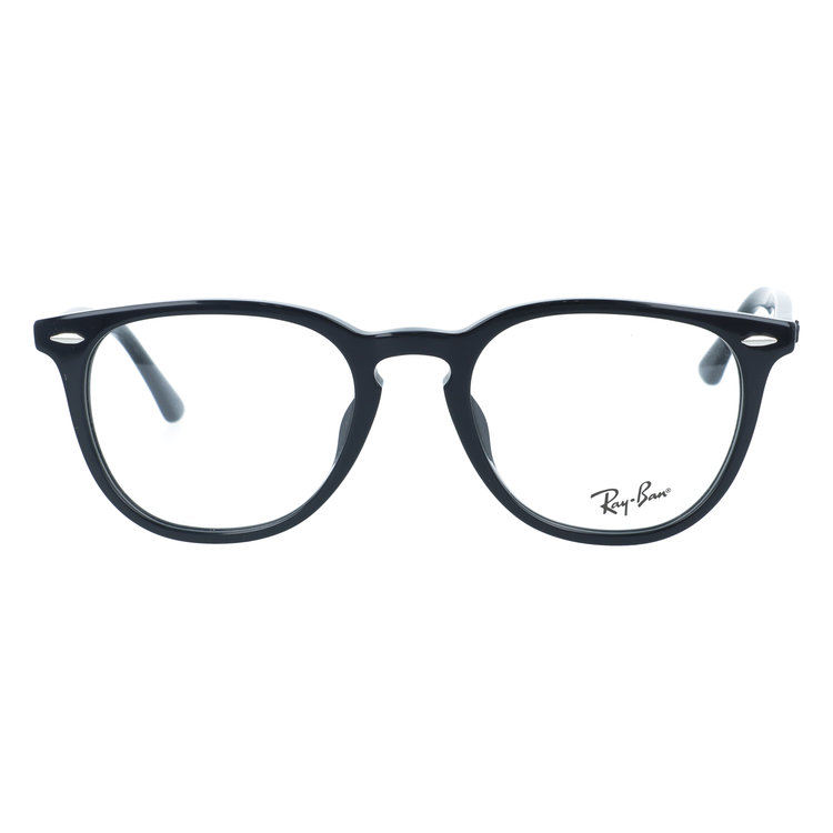 訳あり 店頭展示品 レイバン メガネフレーム 伊達 アジアンフィット Ray-Ban RX7159F 2000 52 ボストン ユニセックス メンズ レディース 黒縁 国内正規品