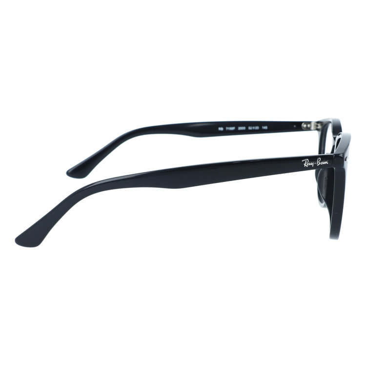 訳あり 店頭展示品 レイバン メガネフレーム 伊達 アジアンフィット Ray-Ban RX7159F 2000 52 ボストン ユニセックス メンズ レディース 黒縁 国内正規品