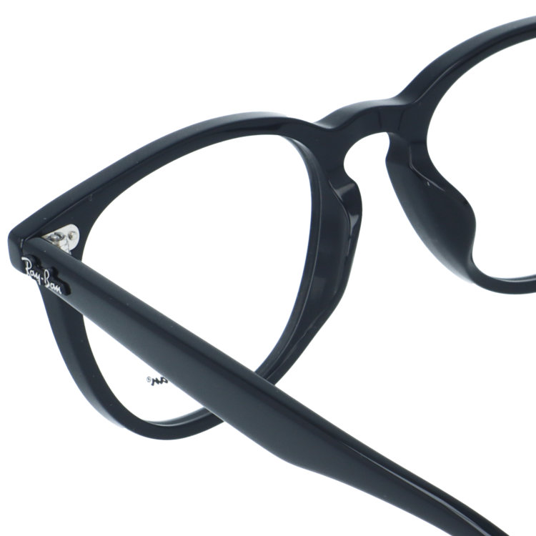 訳あり 店頭展示品 レイバン メガネフレーム 伊達 アジアンフィット Ray-Ban RX7159F 2000 52 ボストン ユニセックス メンズ レディース 黒縁 国内正規品