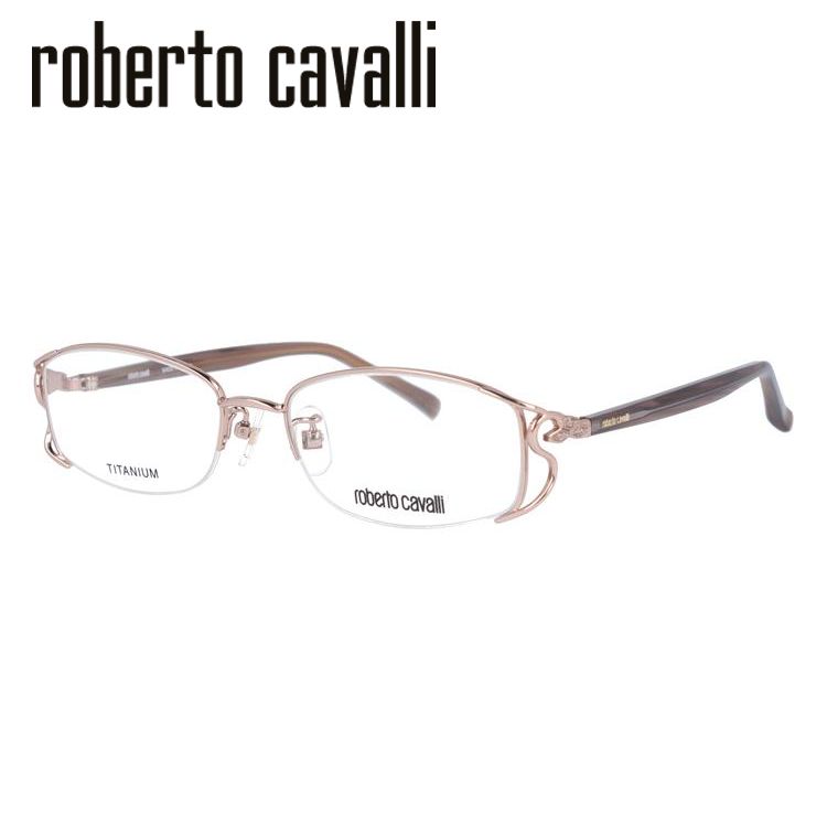 ロベルト カバリ フレーム ブランド 伊達 度付き 度入り メガネ 眼鏡 RC0604-2 52サイズ roberto cavalli チタン/スクエア/レディース プレゼント ギフト