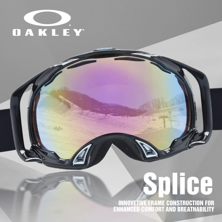 オークリー OAKLEY ゴーグル スノーゴーグル スキー スノボ スノーボード スプライス Splice 偏光 アジアンフィット 57-236J  プレゼント ギフト ラッピング無料