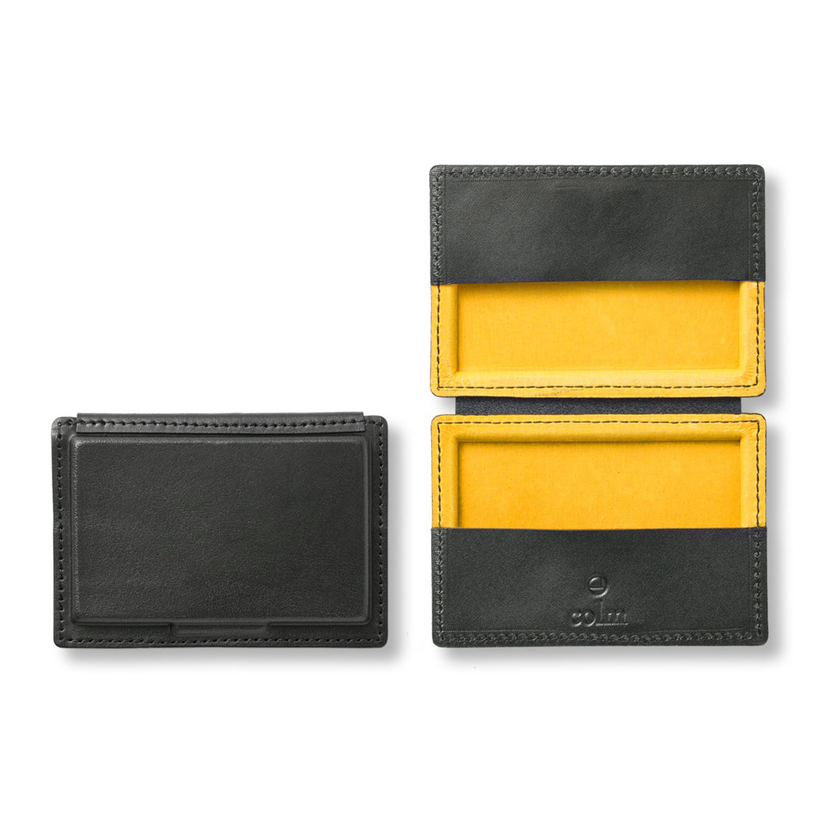 colm 日本製 名刺入れ 本革 レザー バイカラー おしゃれ ツートン