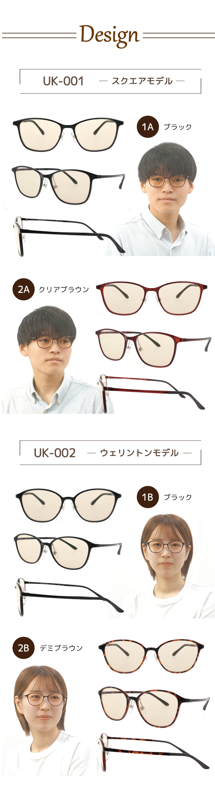 ”スクエアモデルとウェリントンモデル”