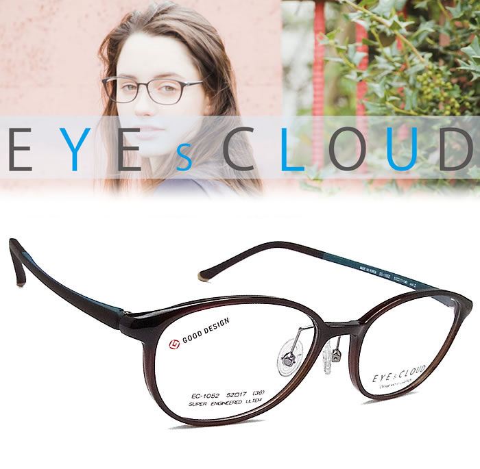 EYEs CLOUD アイクラウド メガネ フレーム EC-1052 Col.2 グッド