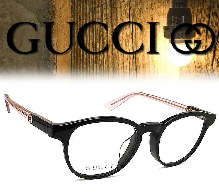 グッチ メガネ GUCCI GG0556OJ 004 ブラック 眼鏡 ブランド 伊達メガネ