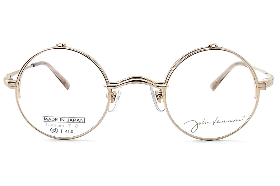 JOHN LENNON ジョンレノン メガネ JL-1133 1 跳ね上げ 日本製 ラウンド