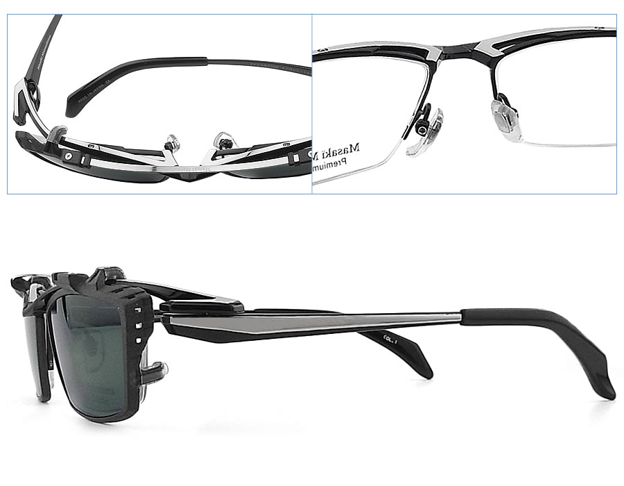 Masaki Matsushima（マサキ マツシマ） メガネ MFP-567 1 クリップオン