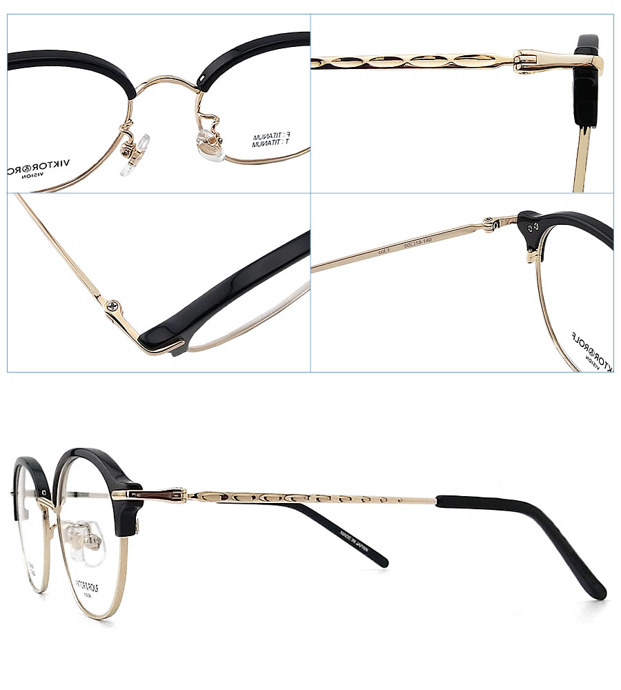 VIKTOR&ROLF（ヴィクター＆ロルフ） メガネ V＆R-011 col.1 ボストン
