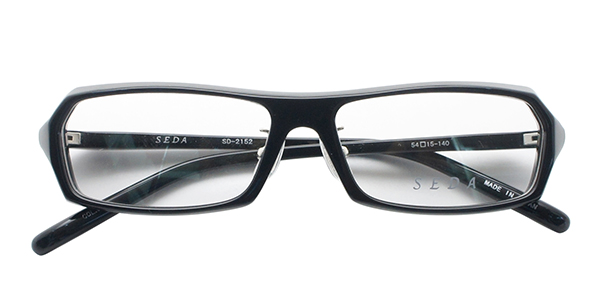 【SEDA TITANIUM】SD-2152 度付きメガネ セダ 鯖江 日本製 メンズ アセテート スクエア 非球面プラスチックレンズ付 送料無料｜glass-splash｜02