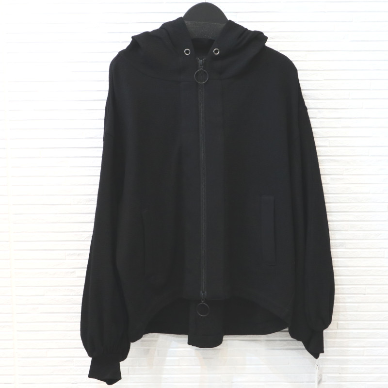【未使用品】ayane アヤン ボンバーヒートジップアップパーカー ブラック L ay-top159-7.jpg