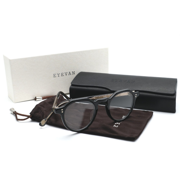 EYEVAN】アイバン Attache(45) col.PBK メガネ 度付又は度無レンズ標準