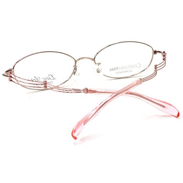 LineArt】ラインアート メガネ XL1009 col.PK 度付又は度無レンズ標準